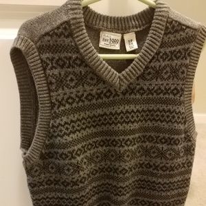 Black and Gray Dressy Vest